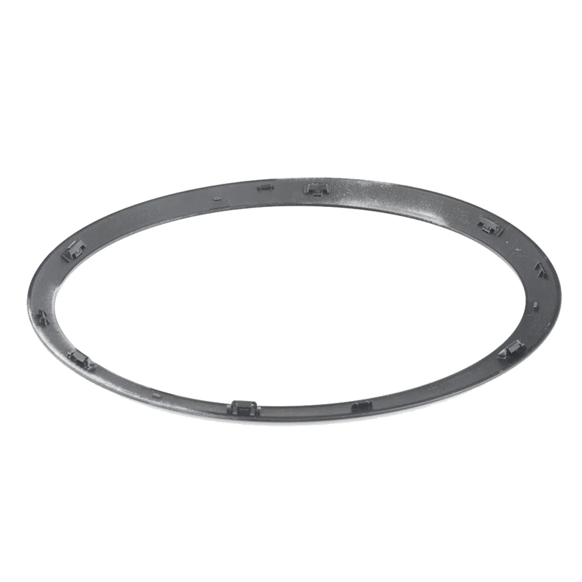 1 paio di anelli di rivestimento del faro anteriore 51137449209 51137449210   per Mini Cooper F55 F56 F57 2015-2017 Decorazione lunetta cromata nera - L49A