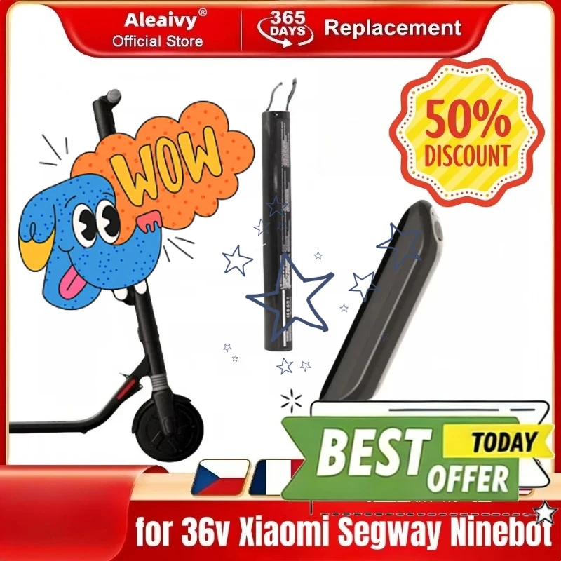New 36V 5200mAh Lithium-ion Battery Pack for Ninebot ES1 ES2 ES3ES4 E22 E25 Scooter External High Quality Rechargeable Battery
