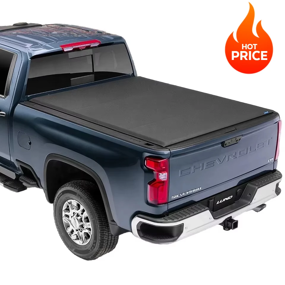 

Waterproof PVC Soft Truck Bed Tonneau Cover | Fit for Chevrolet Silverado 1500, F150, Colorado， AMERICAN PICKUPS | LIMITED OFFER