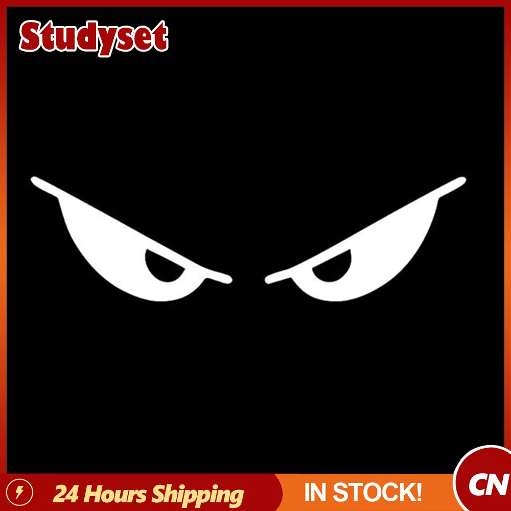 

Reflective Car Sticker Motorcycle Helmet Evil Eyes Shape Body Sticker Personalized Decoration Sticker Car Accessories Drop Ship