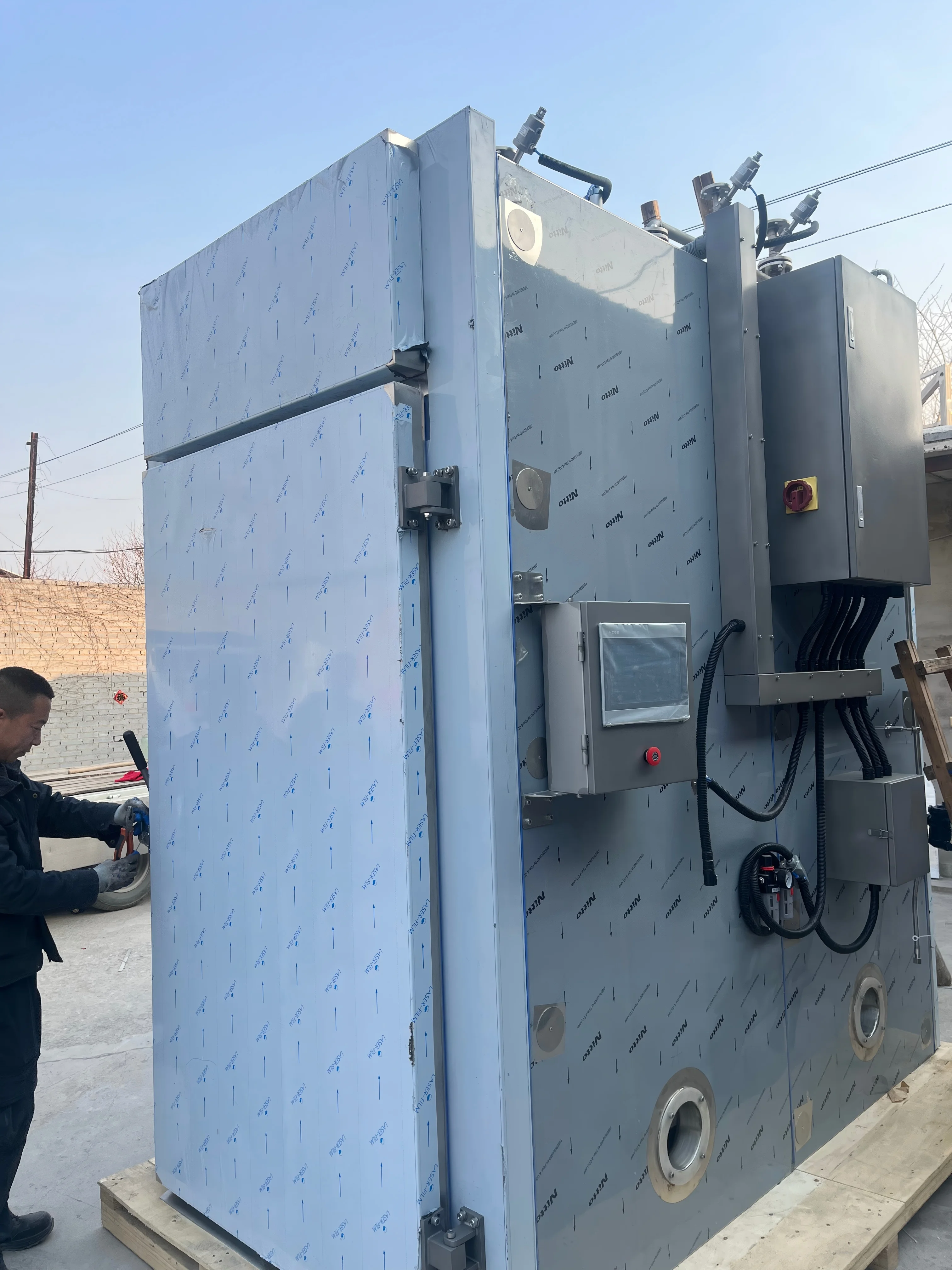 مدخن طعام تجاري كبير/لحوم كهربائية صناعية وأسماك لحم الخنزير المقدد والدجاج المدخن