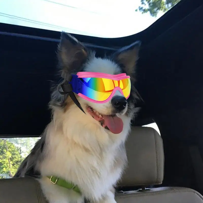 Dog Sunglasses Medium Breed Effective UV Protection Dog Sunglasses Anti-Fog Dog Apparel & Accessories For Small Medium Large