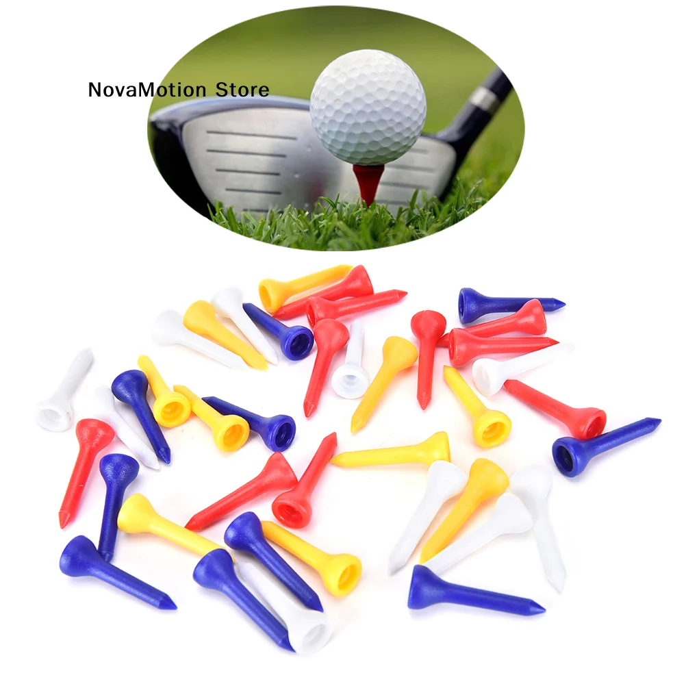 100PCS 36mm Plastic Random Pride Professional Tee Evolution Performance Golf Tees