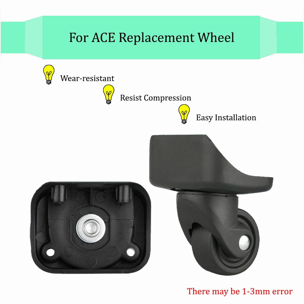 Применимый Ace для американского турнира, аксессуары для чемодана, универсальный ролик для багажа, ремонтный ролик для чемодана
