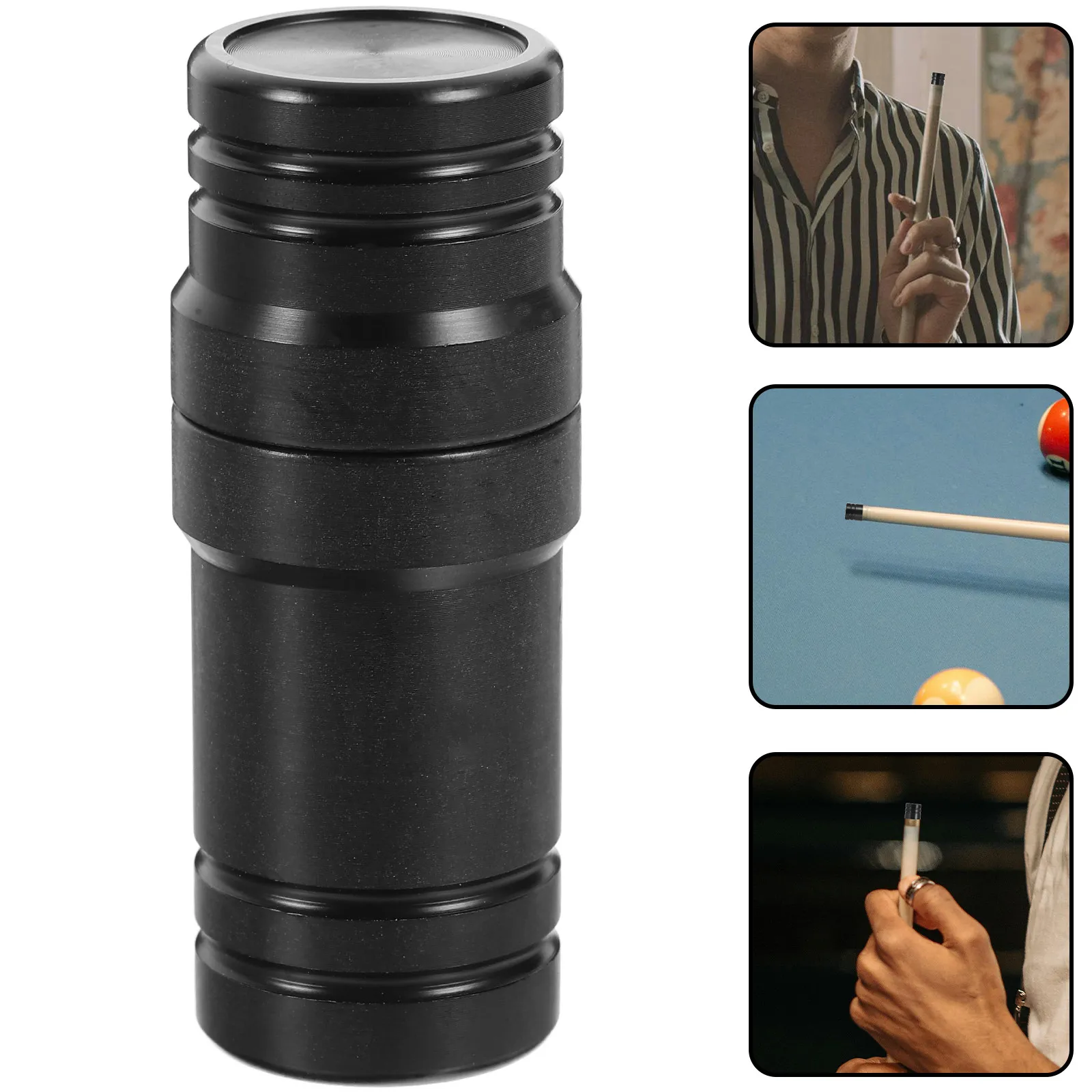 

Pool Cue End Protector Replaceable Billiards Tip Cover Sturdy ABS Design for Cue Head Protection Billiard Supply