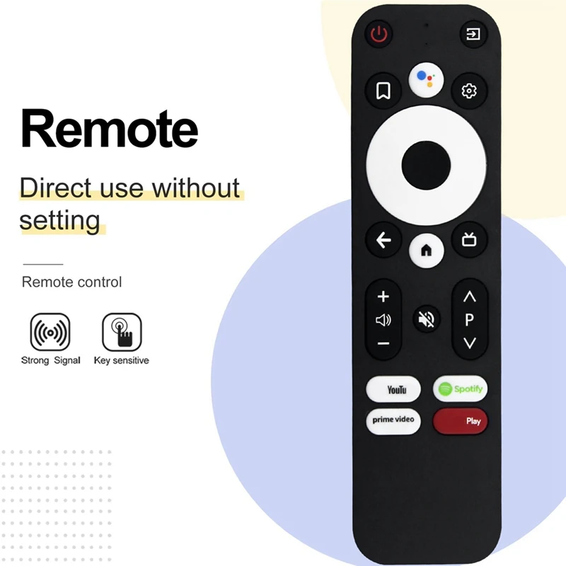 Substitua o controle remoto de voz para Homatics/MECOOL KM7 KM2 Plus KM1 KM6 KM3 Android TV Box Controle Remoto