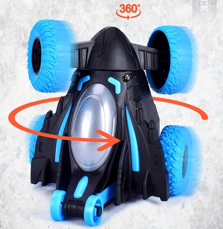 Children's Electric Stunt Car Lights and Music 360-degree Stunt Dumper Boy Toy Car