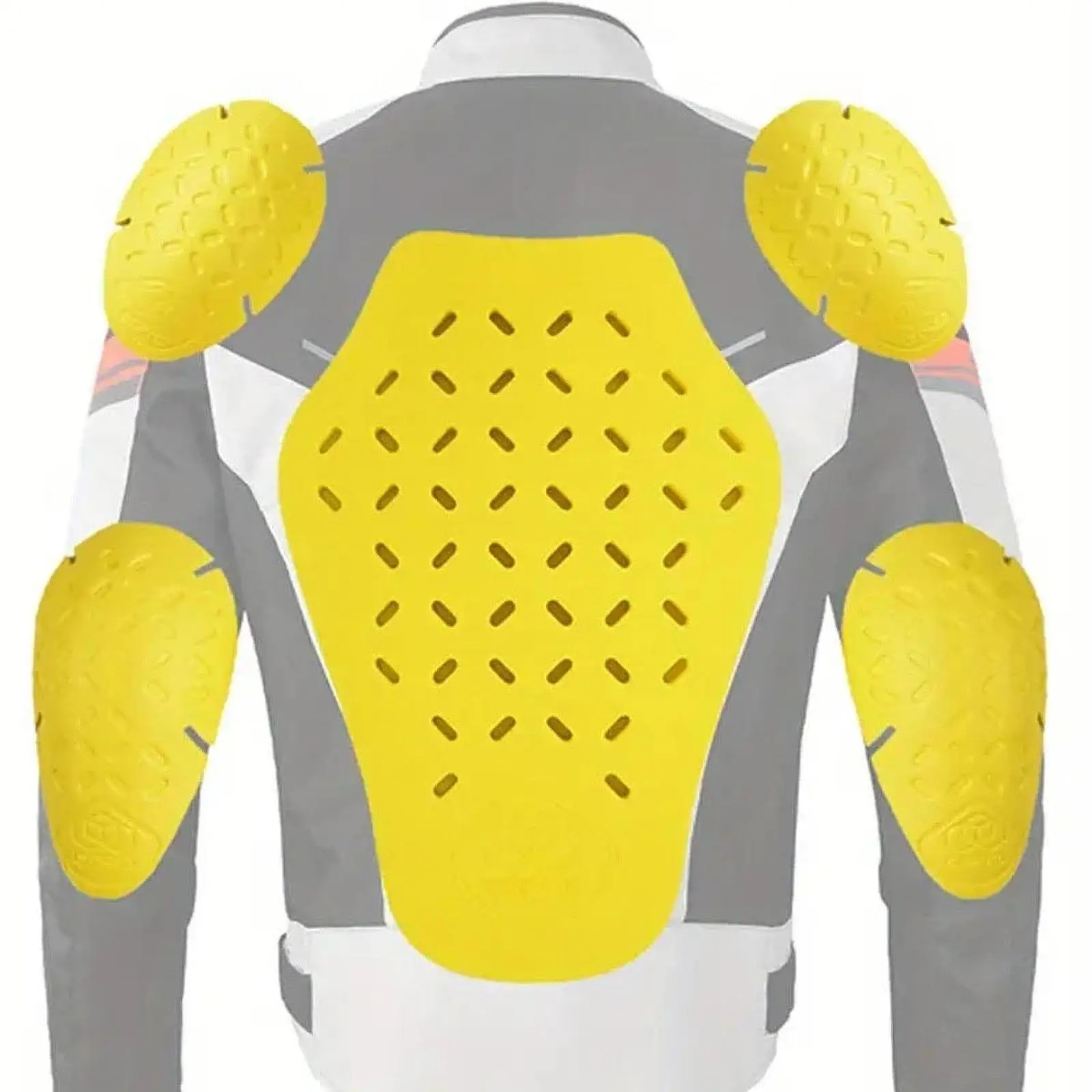 

5Pcs Generic Motorcycle Jacket Armor Armor Protector Inserts Motor Accessories EVA Motorbike Protection Pads for Adults Men