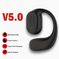 NEW K8 TWS Single Ear Bluetooth Earphones Sports Earphones with Hanging Ear Stereo Morning Earphones Are Mini Portable