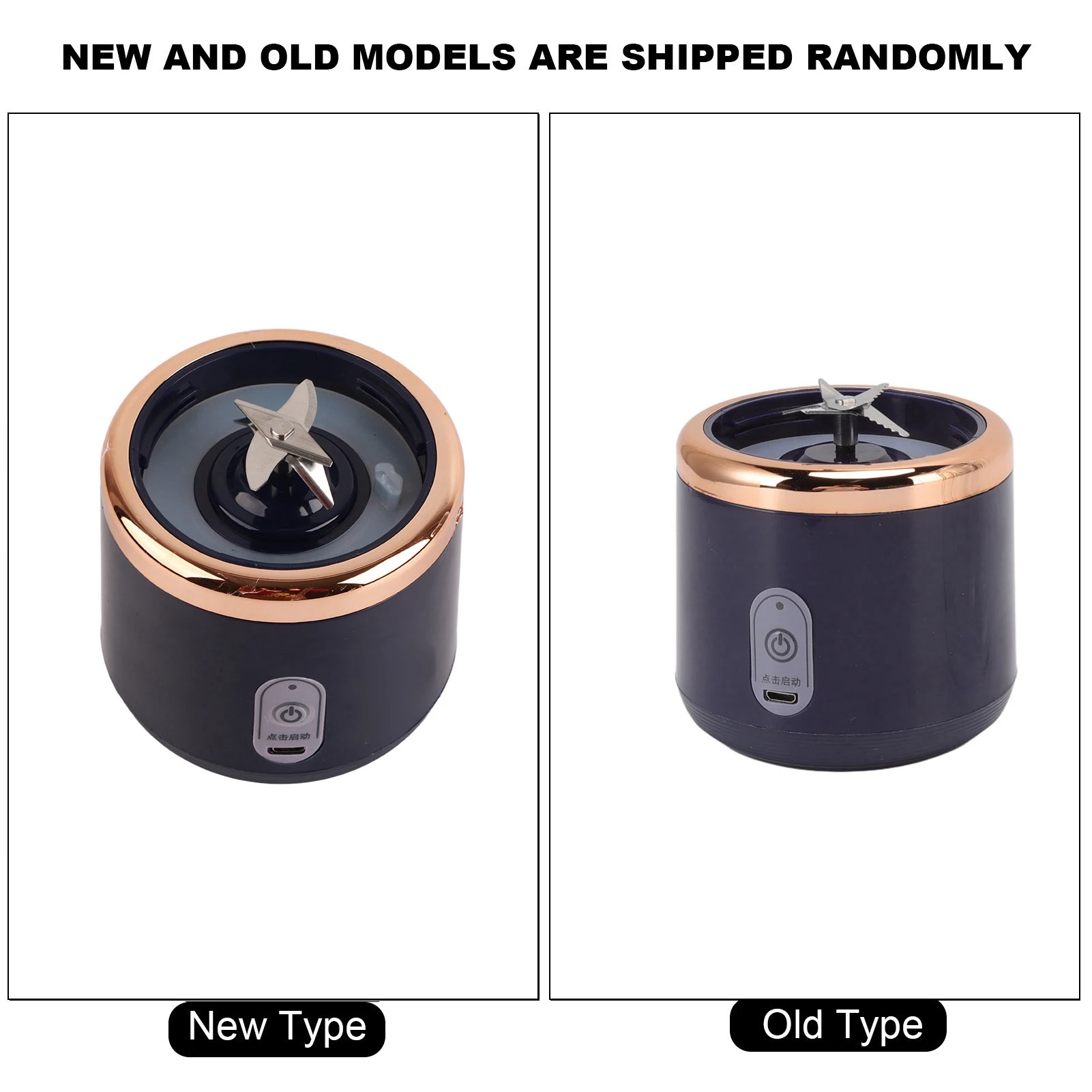 Blender Portabel 300Ml Tanpa Kabel untuk Shake Enam Bilah Pengisi Daya USB dengan Botol dan Tutup Blender Shake Tanpa Kabel Blender USB