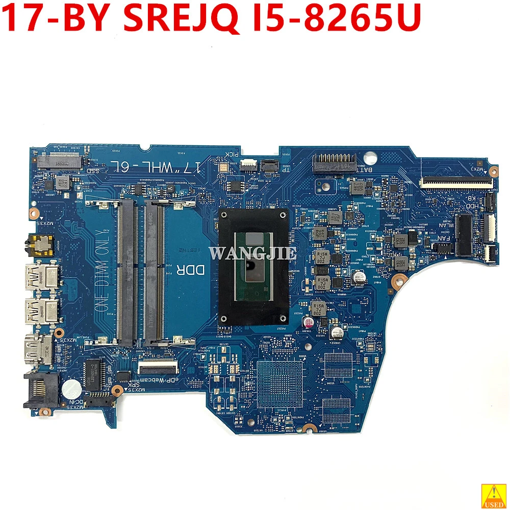 

L32627-601 L32627-001 For HP 17-BY Used Laptop Motherboard 6050A3022701 Motherboard with CPU SREJQ I5-8265U 100% Test Work