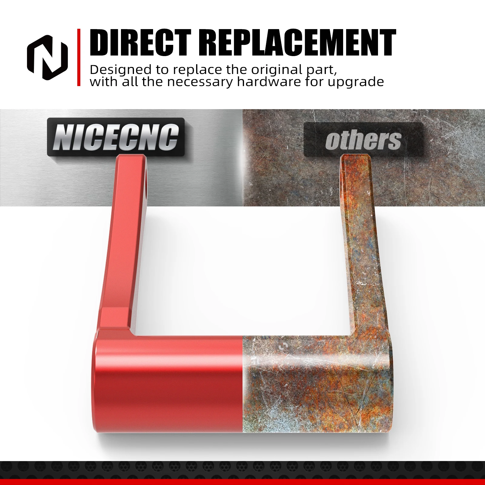 ل 2021-2023 هوندا CRF300L وصلة خفض سفلية 1.75 "الخلفية امتصاص الصدمات خفض رافعة الذراع لهوندا CRF300L رالي 2021-2024 #4