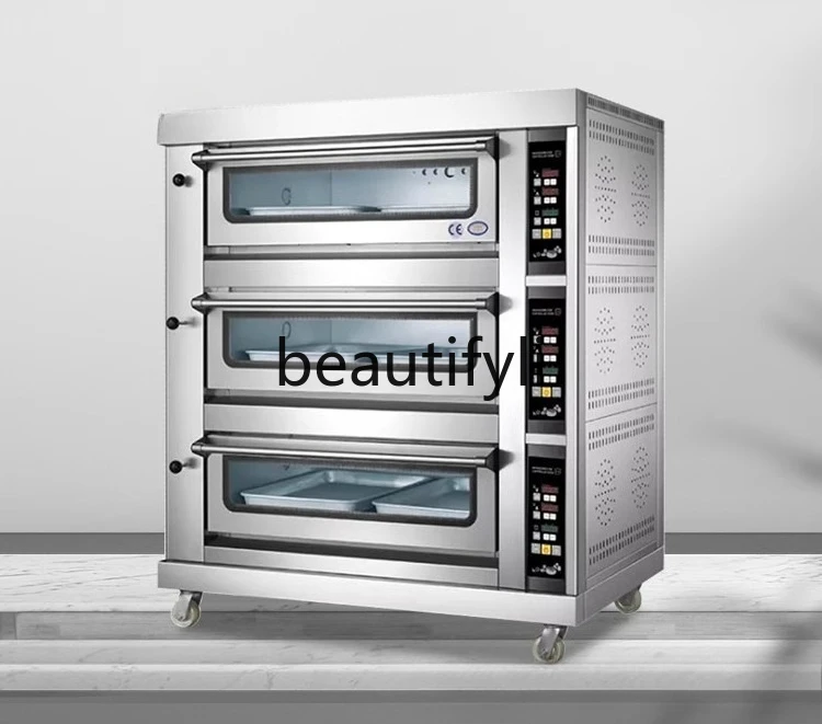 

Commercial electric steamer multi-functional gas layer baking bread, large capacity household large