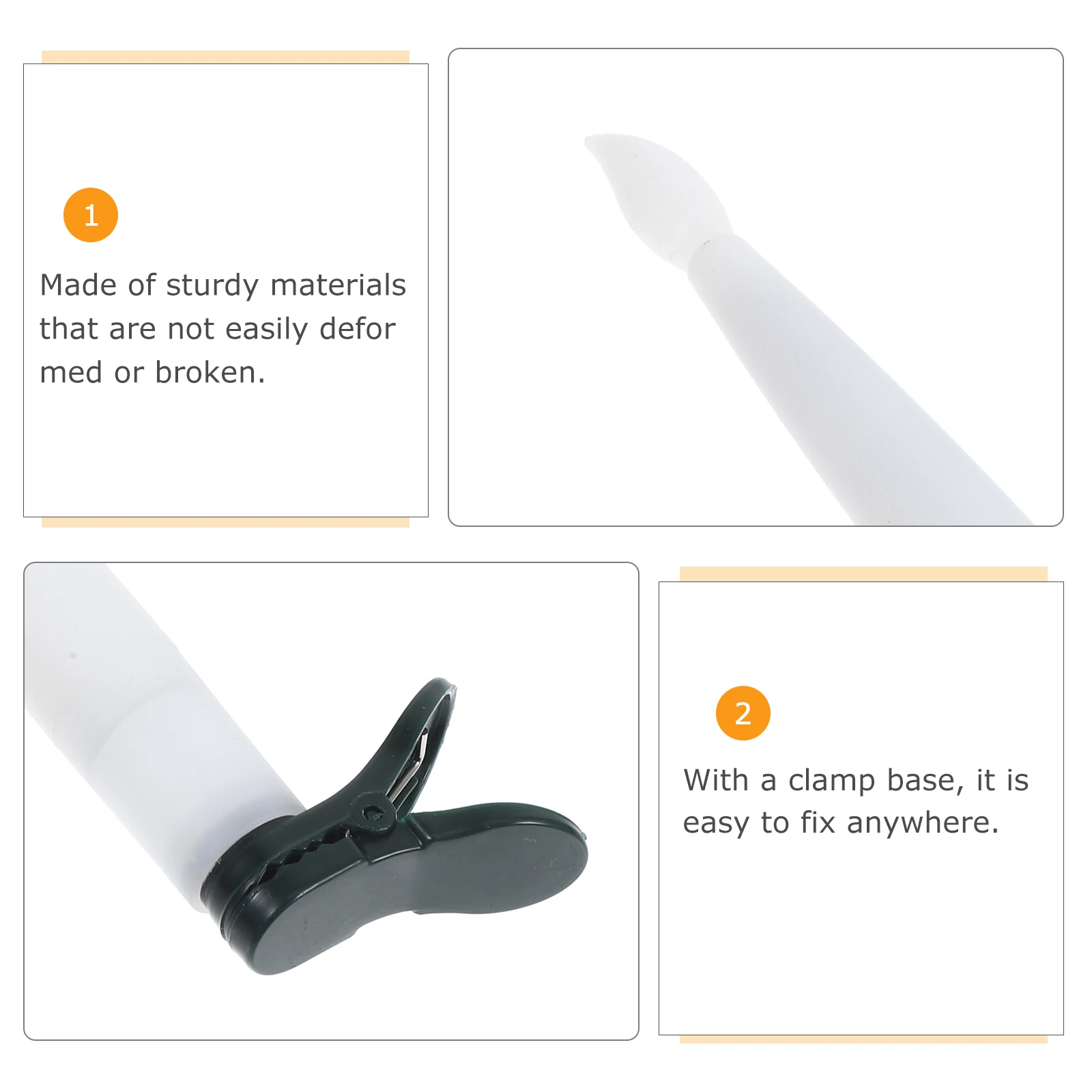 

12 Sets Christmas Tree Candles Clip Light Flameless LED Lights Electric Candle Light Christmas Tree ornament Clip-On Candle deco