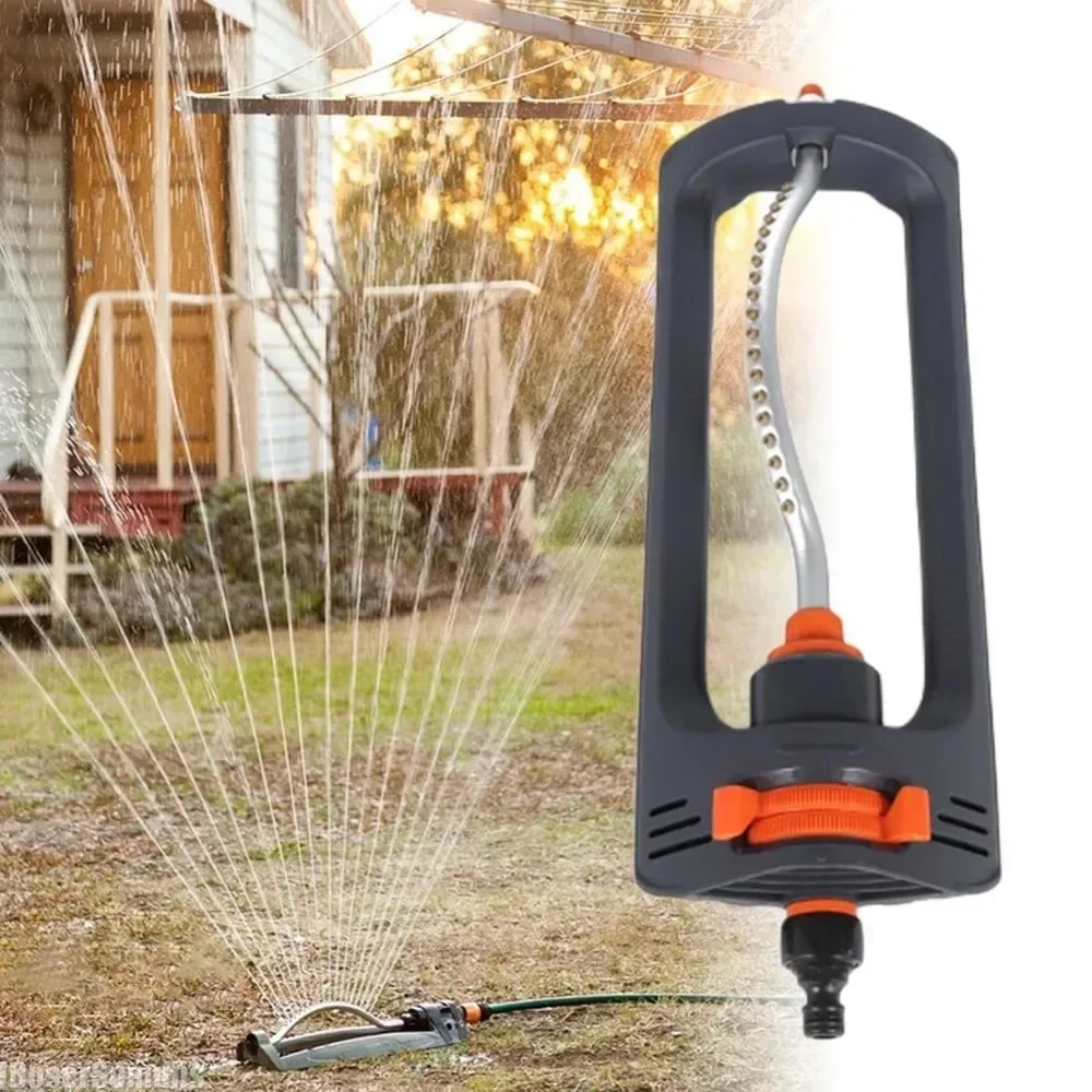 

4 Modes Water Sprayer for Large Area Coverage Yard Garden Lawn Oscillating Garden Sprinkler 19 Hole Nozzles with 3/4in Connector