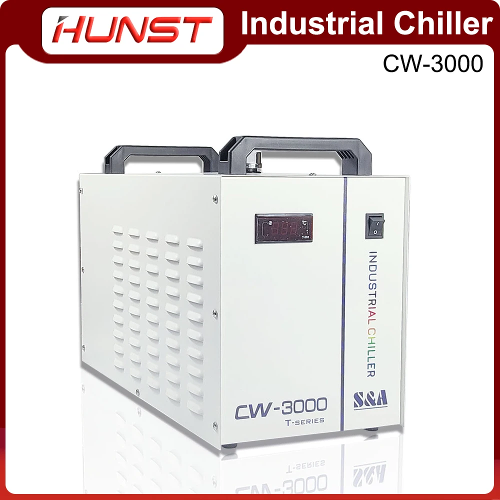 Hunst Industrial Chiller CW3000 Suitable For 30W ~ 80W Laser Tube CO2 Laser Cutting Engraving Machine Water Chiller