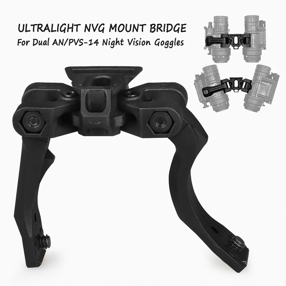 PVS-14 Night Vision helemt mount  holder Binocular Bridge Adapter，for L4G24