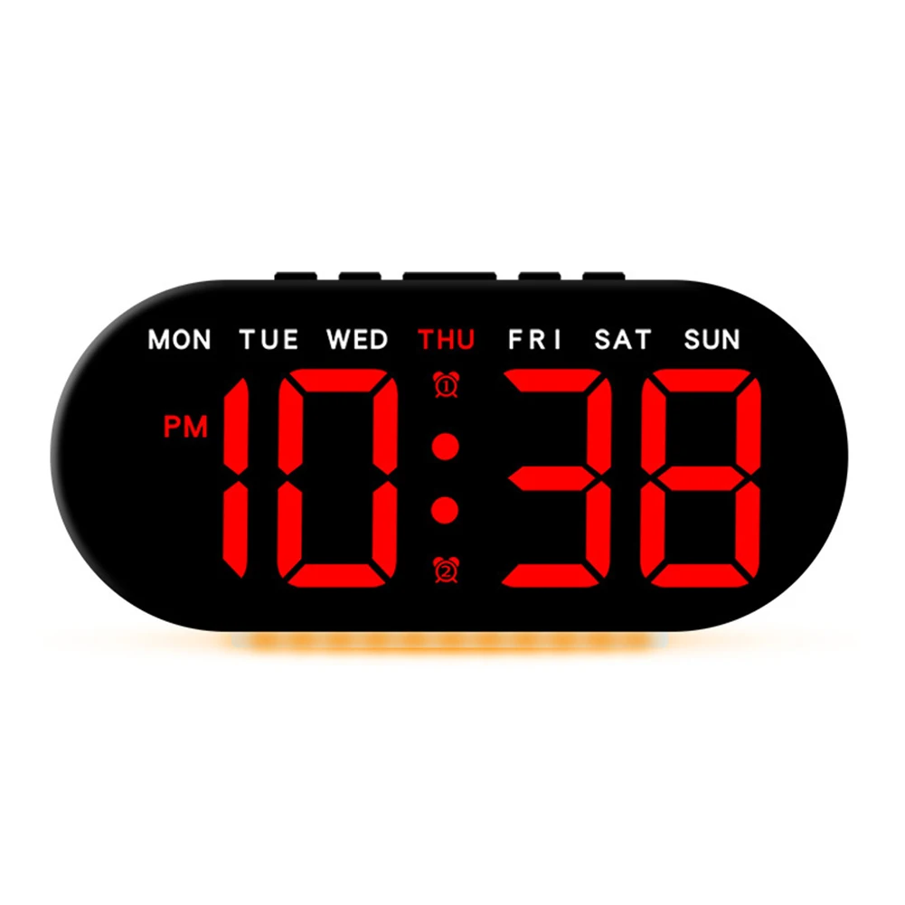 for Real Time Temperature and Date Display Alarm Clock with Brightness Levels for Comfortable Viewing for Real