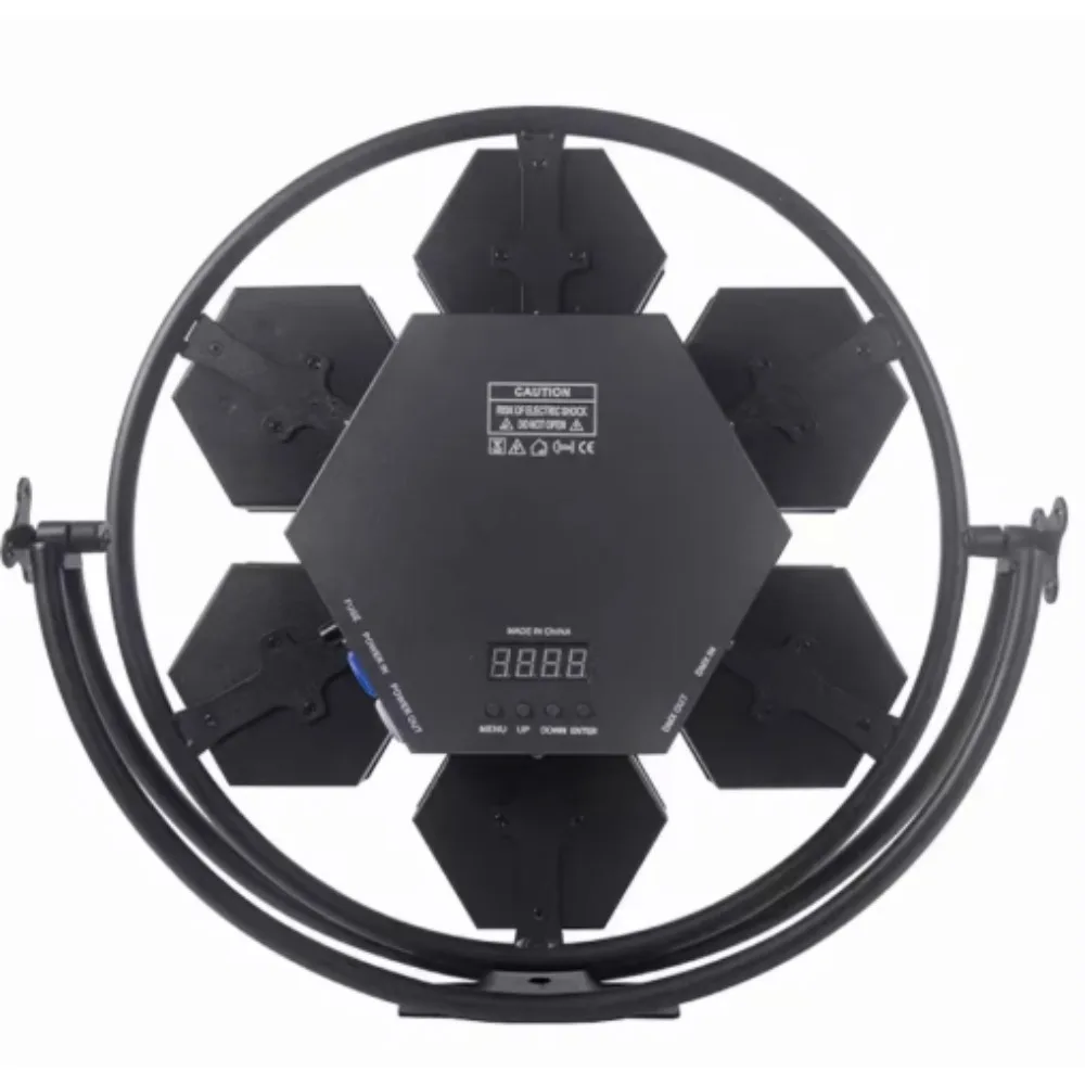 

Светодиодные прожекторы Wash Lights Seven Hexagonal Retro Strobe для сцены, гостиной, бара, матричного фона, гоночных мероприятий, DMX512