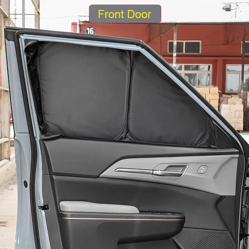 

For KIA EV5 OV 2024-Present Car Black Window Privacy Sunshade Auto Anti-UV Heat Insulation Protect Cover Interior Accessory