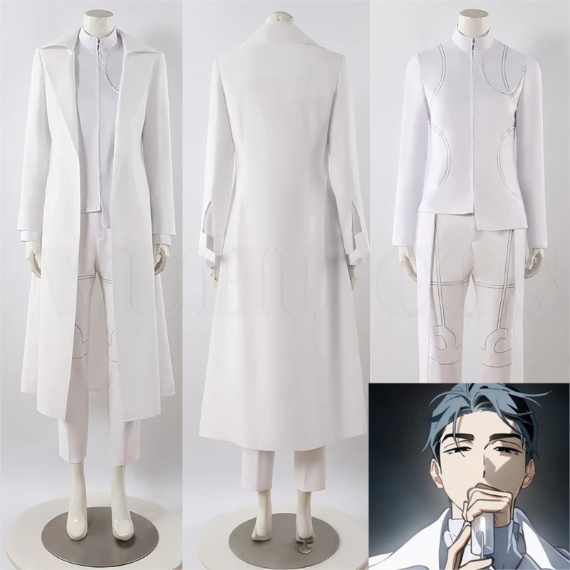 Alien Stage Anime Cosplay pour hommes, White Sorrow Cosplay, perruque noire, ply Playing Party, Round6, Halloween Carnival Costume Outfit