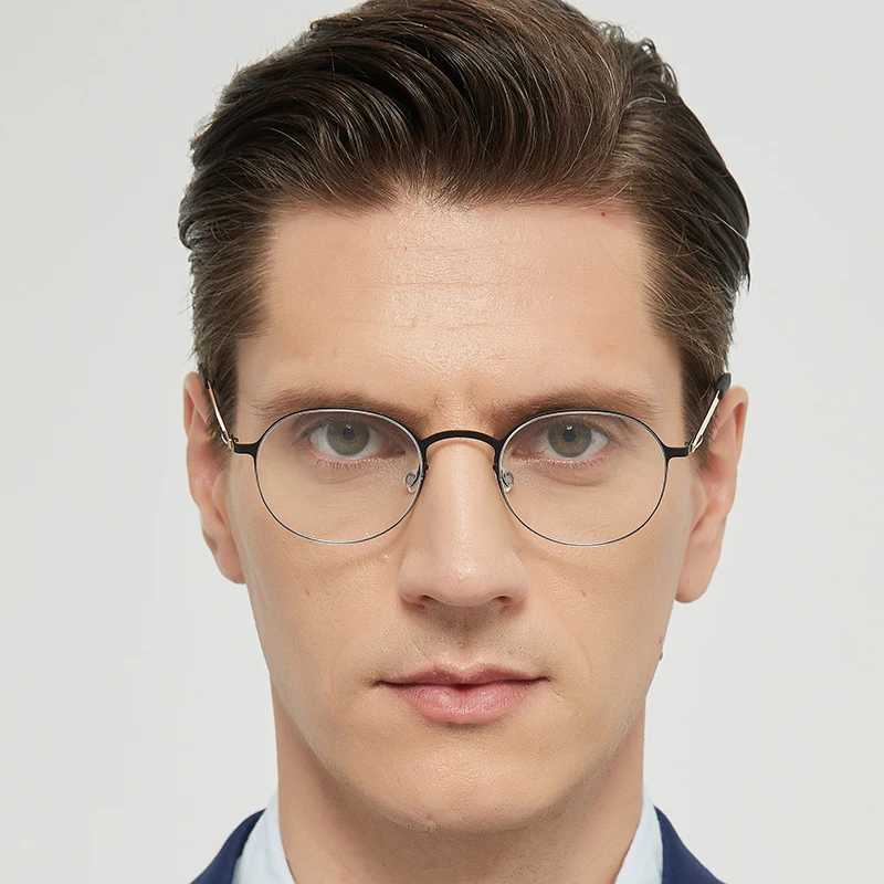 

Vintage Fashion Design Sense Denmark Brand Glasses Men Women High-end Blue Eyeglass Frames Oval Eyeglass Frames 8808