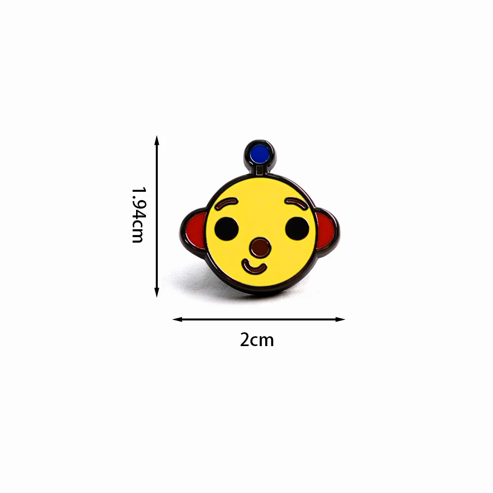Olie-Polie Kinder-TV-Serie Rollie Ball Emaille-Anstecknadel & Manschettenknopf-Set Familien-Abenteuer-Leben Roboter-Junge Fan-Geschenk Manschettenknöpfe – Detail 7