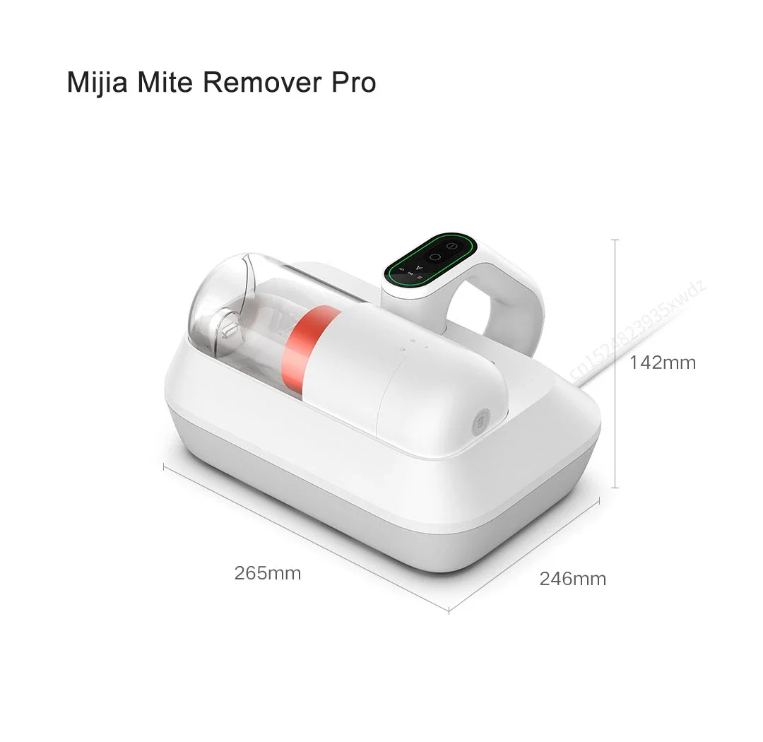 2024 Xiaomi Mijia Mite Remover Pro LED Screen Vacuum Cleaner UV Sterilization Smart Suction Adjustment 12000PA Hurricane Suction