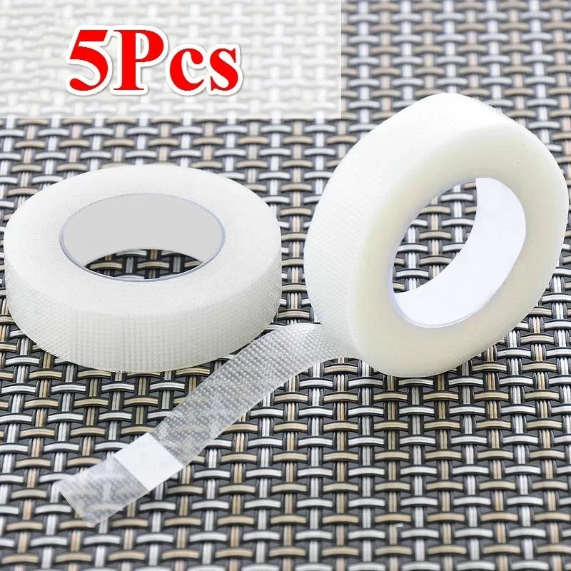 

5 Pack White Medical Tape Permeable PE Allergy Surgical Tape Wound Care Tape