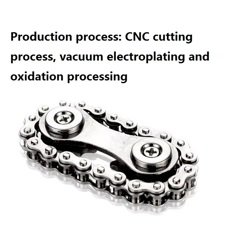 Tandwielen Vliegwiel Vingertop DIY Gyro Fidget Spinner Antistress Angst Metalen Fietskettingen EDC Speelgoed Voor Volwassen Kinderen