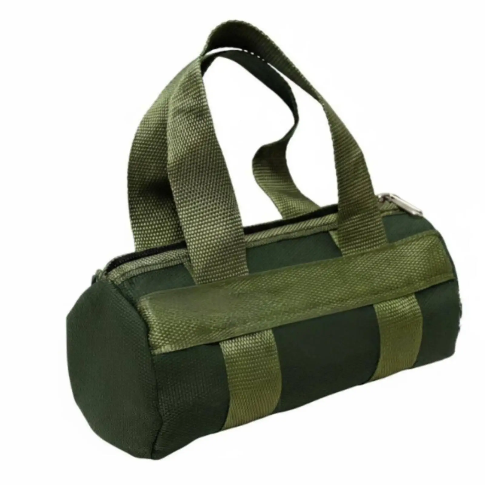 Heavy Duty Round Tool Pouch Canvas Bags for Working Tools with Secure Fastener Closure