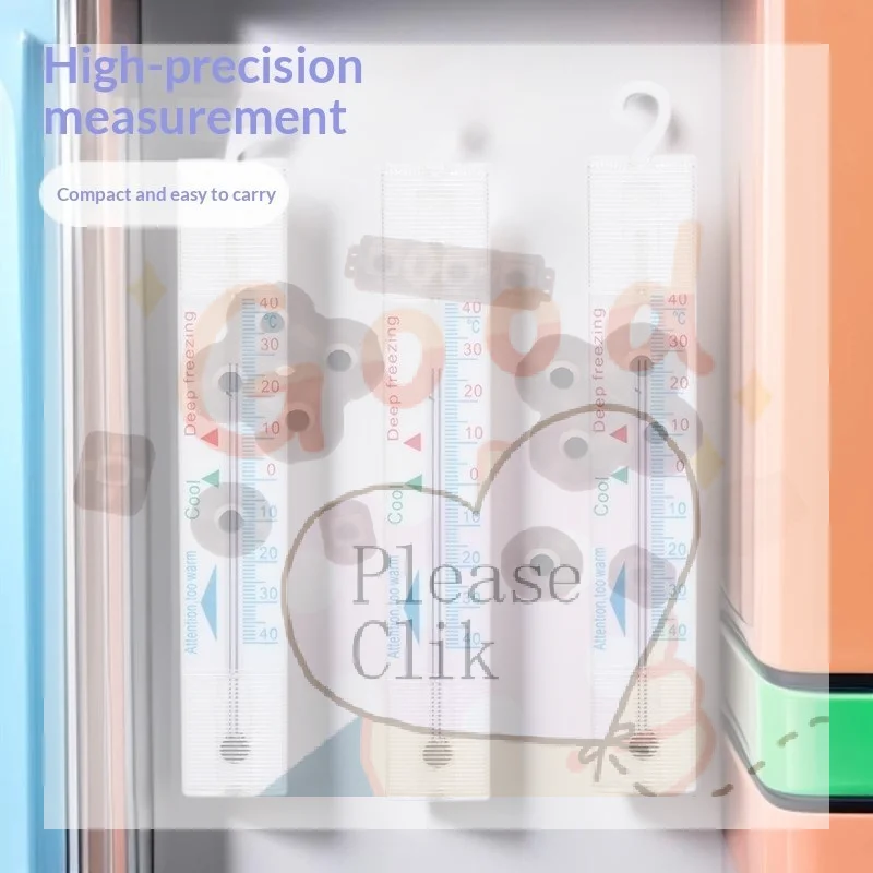 【HG】M6CB 1Pieces Plastic Fridge Thermometers With Hook Plastic Thermometers Suitable For Accurate Temperature Monitoring