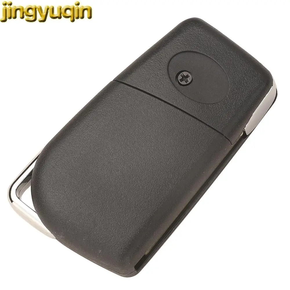 Jingyuqin Remote Car Key Fob 433Mhz H/ID8A Chip For Toyota Corolla 2018 2019 2020 2021 2/3 Buttons FSK Case VA2 Uncut Blade