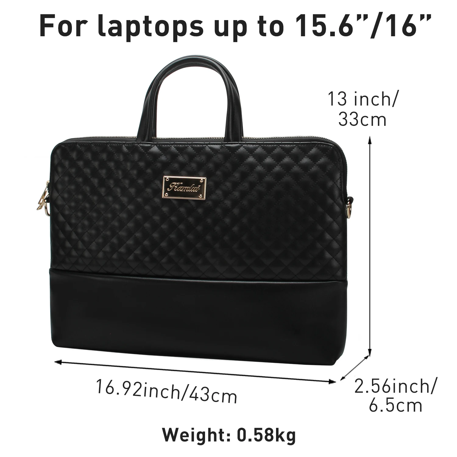 Basic universal women\'s and men\'s computer bag shockproof business