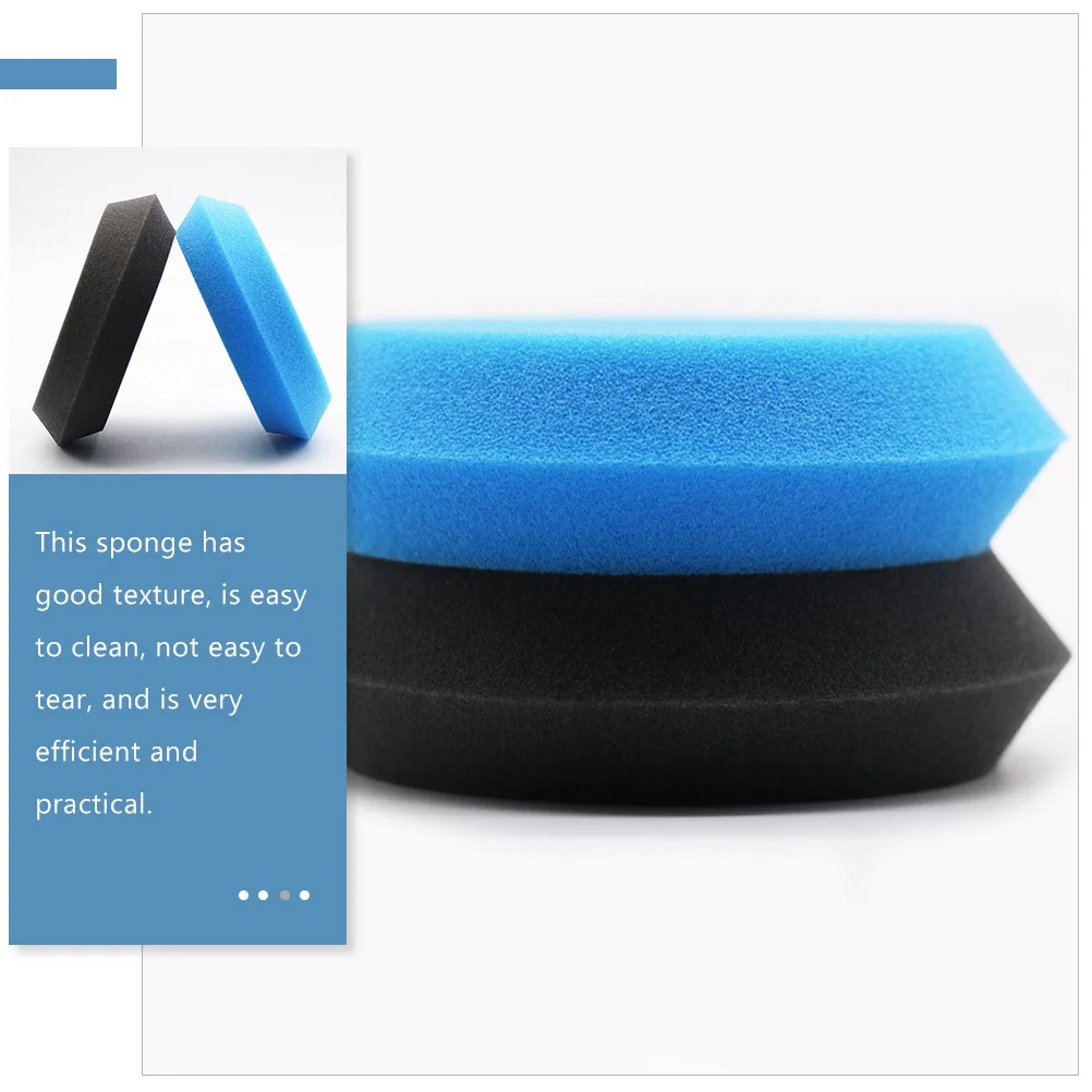 

5Pcs Handheld Cleaning Sponge Efficient Multi-Function Painting Sponge for Auto Polishing and Wax Supply Wax Accessory
