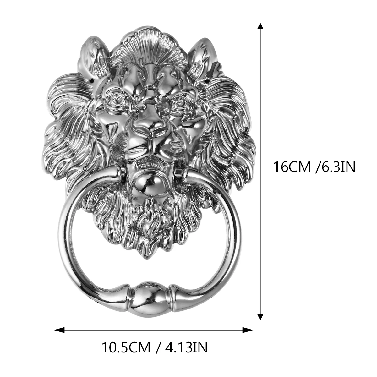 

Lion Head Pull Ring Zinc Alloy Pull Ring Durable Cabinet Handle Door Knobs Door Hardware for Drawer