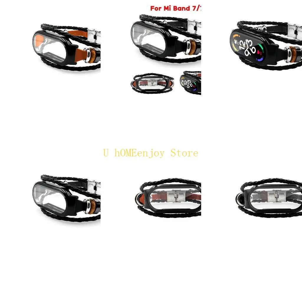 

B0KF, совместимый с Mi-Band 7/7 3 в 1, регулируемый моющийся сменный ремешок, мягкие браслеты-браслеты, водонепроницаемые