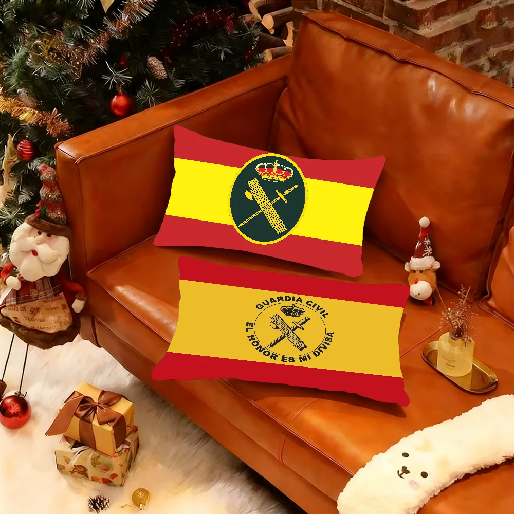 Spain C-civil Guard cushion cover Rectangle Pillow Case Printing Bedside Sofa Room Home Decoration Pillowcase