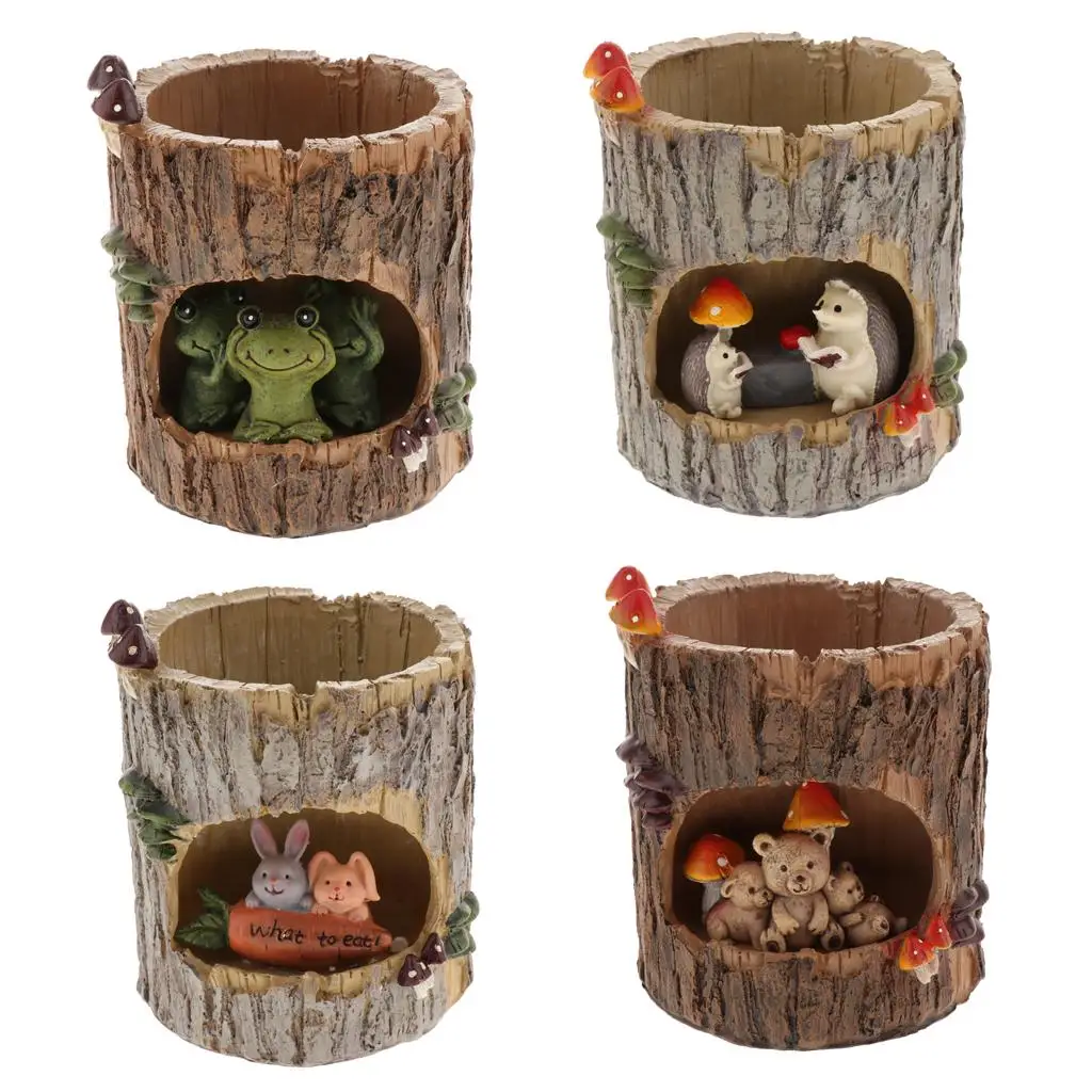 Idyllic Creative Resin Flowerpots Succulent Planter Pot Container