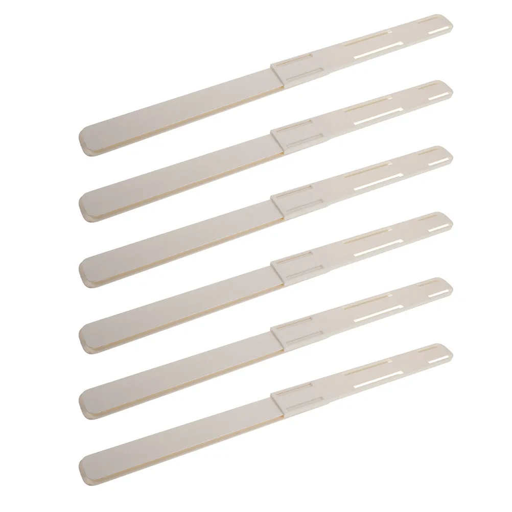 6Pcs Cabinet Drawer Slides Adjustable Telescopic Rails for Kitchen Bedroom Rv Smooth Operation Drawer Slide Kits Replacement