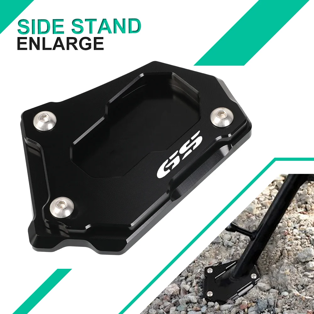 

For BMW R1250GS R 1250 GS Adventure Rallye NEW R 1250GS R1250 GS Adv 2018-2024 2023 2022 2021 2020 CNC Kickstand Side Stand Pad