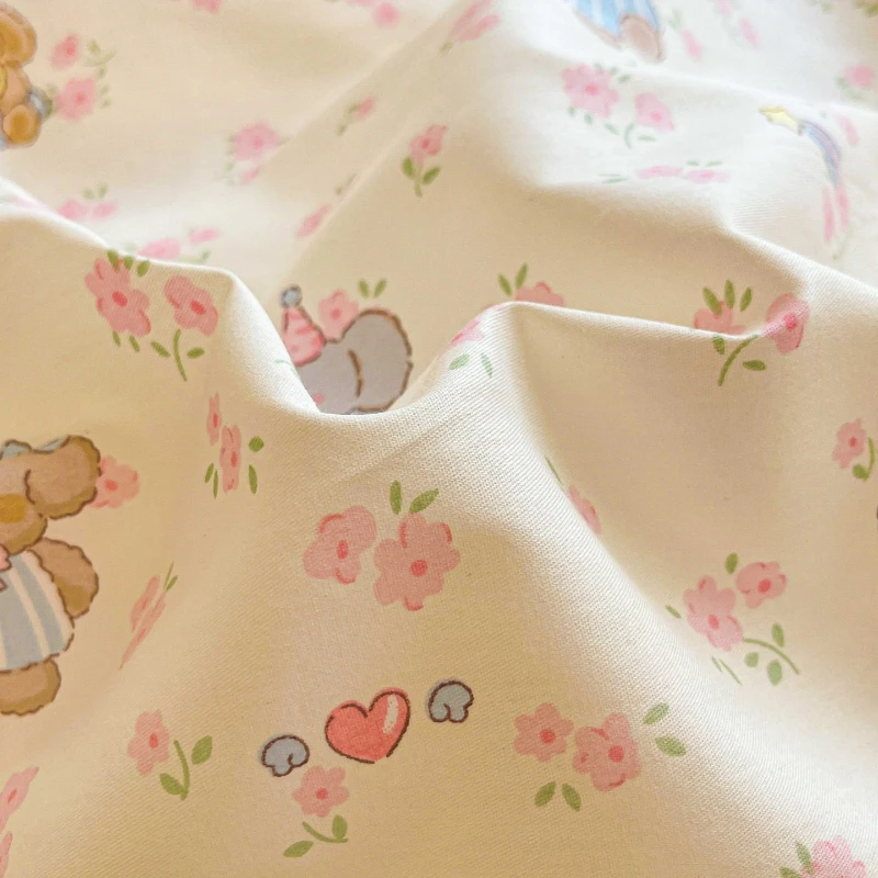 2026 جديد جميع القطن الهواء النسيج المطبوعة غطاء لحاف واحد الجلد ودية وتنفس الكرتون غطاء لحاف 160X210 #5