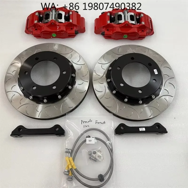 

Custom Logo GT6 6 Piston Brake Caliper Kit 355-405mm Disc High Performance Racing System For Full-size Luxury SUV Modification P