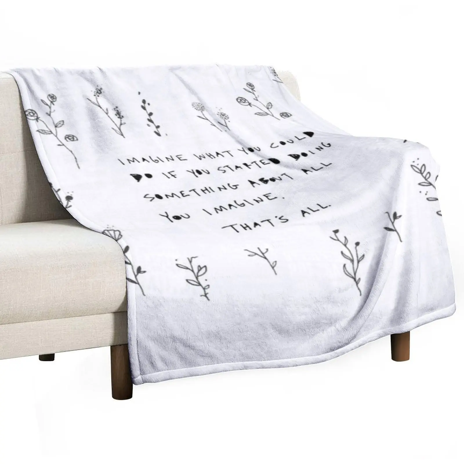 Cleo Wade - Imagine Throw Blanket Extra Large Throw Retros Blankets