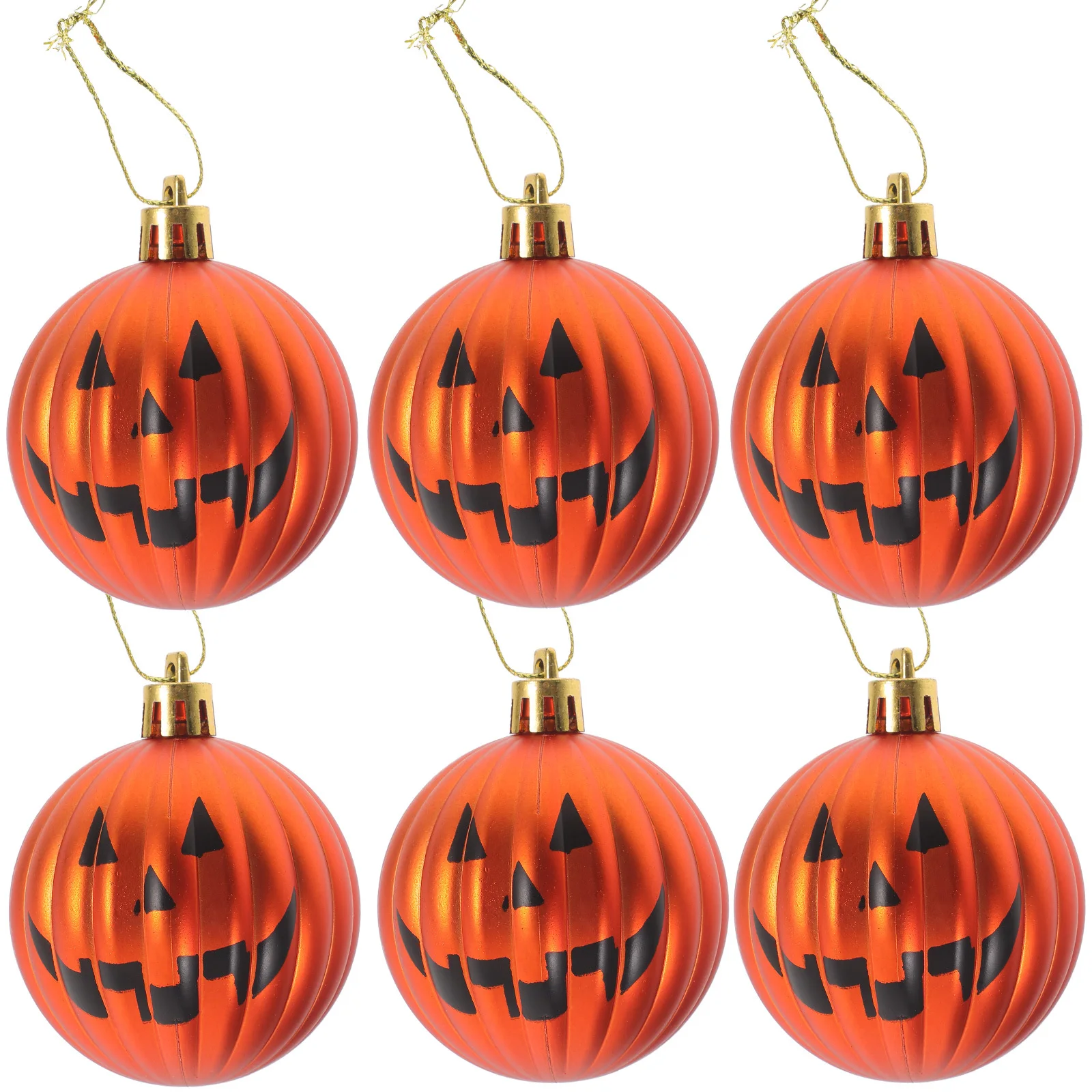 

6pcs White Ghost Hanging Decor Halloween Ball Ornaments Spooky Party Decoration For Haunted House Home Desk Festival Atmosphere