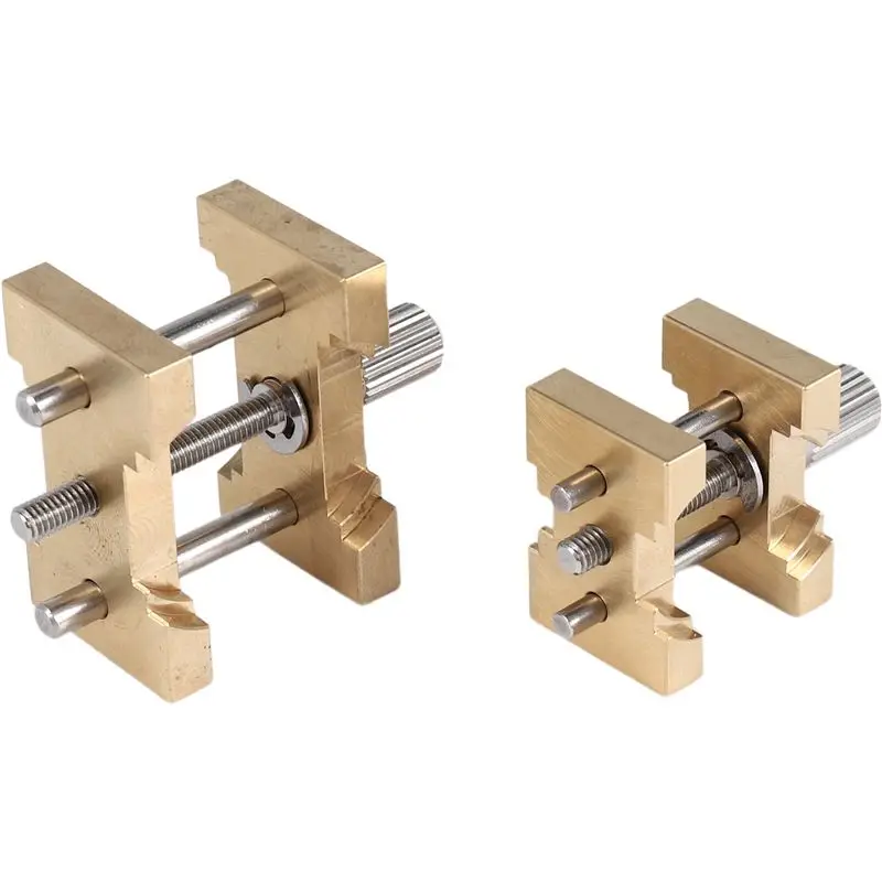 2Pcs Brass Watch Movement Holder Fixed Base Multi Function For Watchmaker Watch Clamp Watches Repair Tools Eco-Friendly