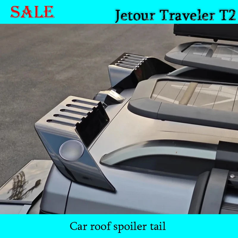 

Fit for JETOUR Traveler T2 2023-2025 Car Roof Spoiler Modified Segmented Sports Spoiler Rear Fender Exterior Trim Accessories