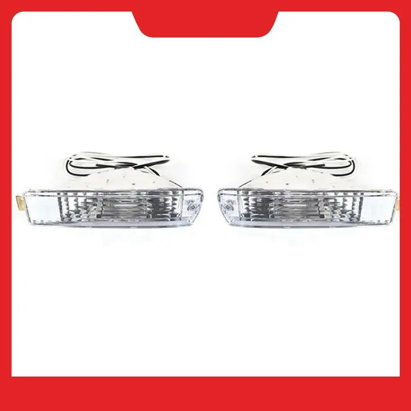 

1 Pair For VW Golf 2 MK2 Jetta 2 MK2 1980-1992 Front Turn Signal Bumper Indicator Light Lamp With Harness