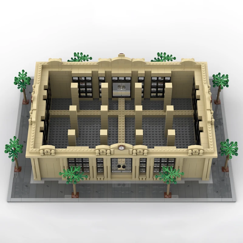 MOC فيلم الخيال العلمي وحدات العمارة سلسلة الانتصاب تقنية البناء تجميع بنة نموذج ألعاب ألغاز الطوب