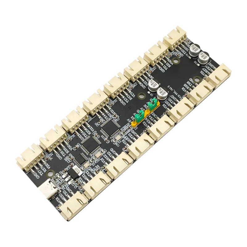 USB to 16 TTL Serial Port Module CH348Q Multi UART Expansion Board TypeC to TTL Converter